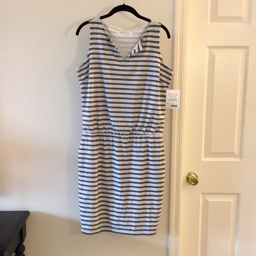 Athleta Striped Vida Dress Small NWT Athleta Dress